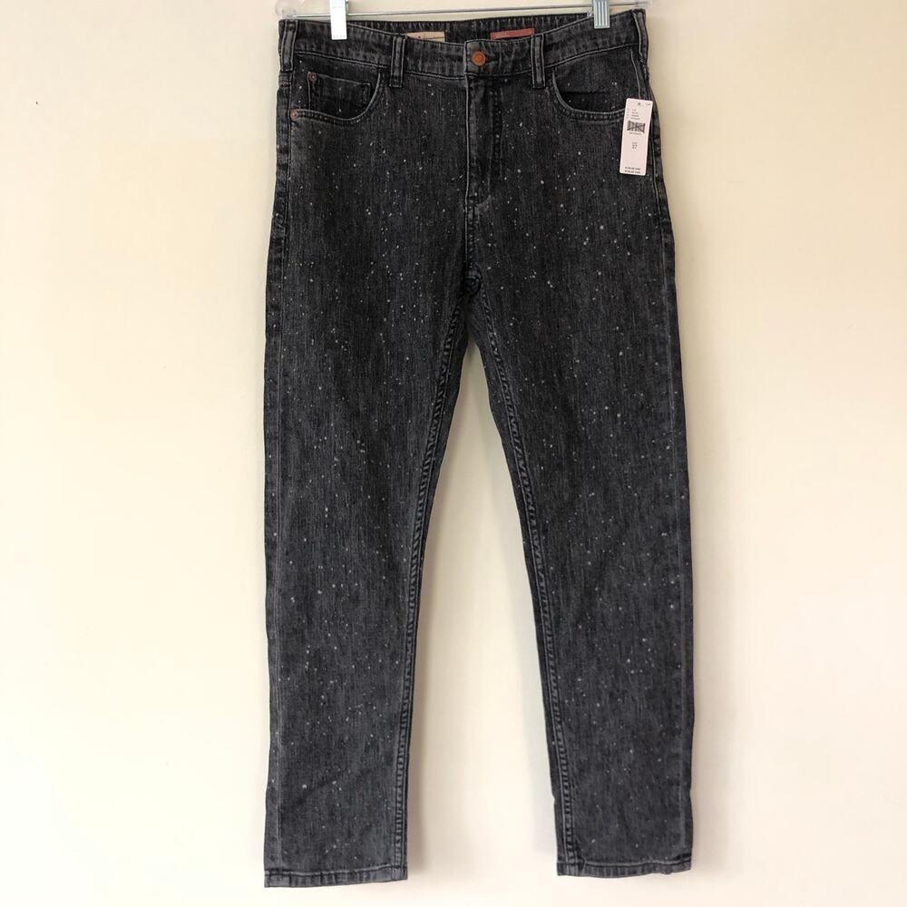 Anthropologie X Pilcro The Heritage Boyfriend Jeans Black Size 31  NWT